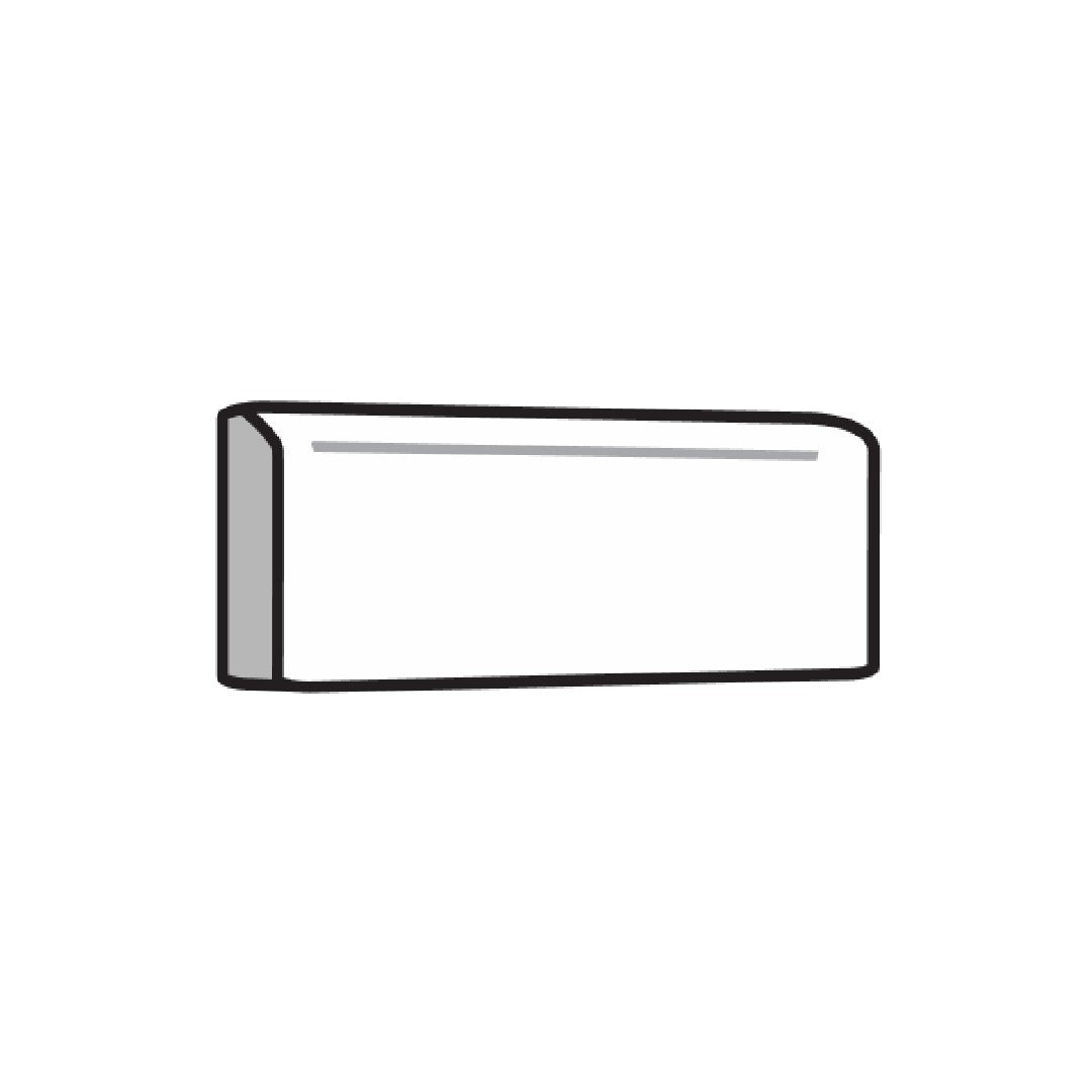 Crossville 4" x 12" Color by Numbers Gloss Ceramic Bullnose