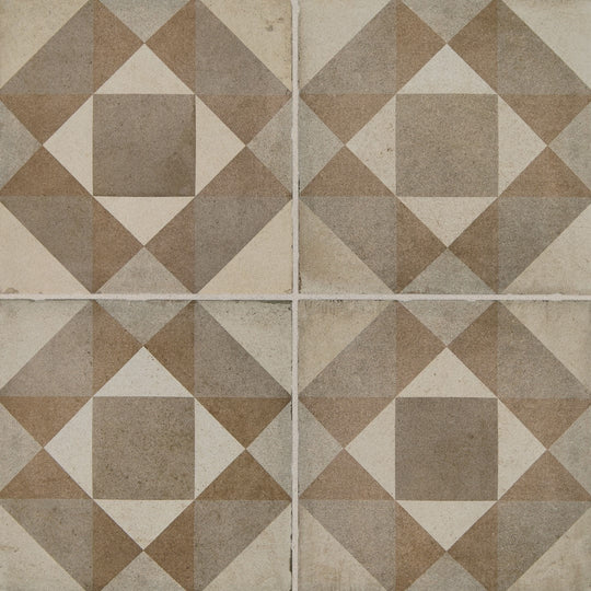 Daltile-Quartetto-8-x-8-Matte-Porcelain-Figura-Deco-Floor-Tile-Warm-Figura