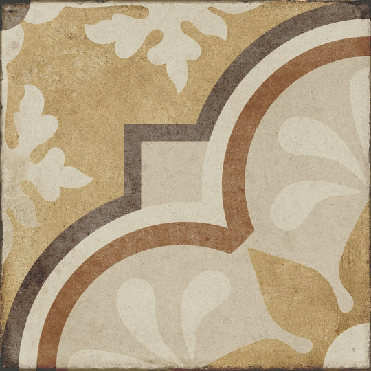 Daltile Quartetto 8" x 8" Matte Porcelain Grande Deco Floor Tile