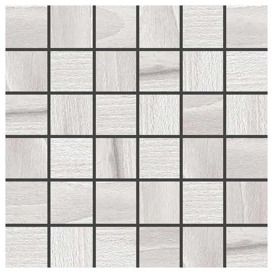 Del Conca USA 12" x 12" Woodscape Glazed Porcelain Square Mosaic