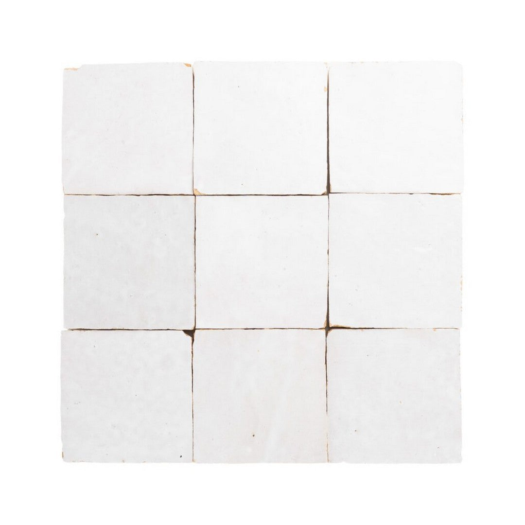 Lungarno 4" x 4" Zellige Bespoke Glossy Terracotta Wall Tile