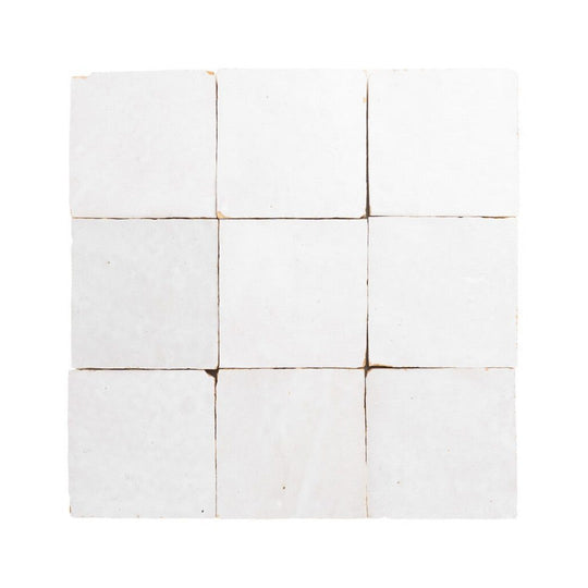 Lungarno 4" x 4" Zellige Bespoke Glossy Terracotta Wall Tile