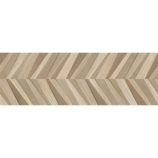 MiR Zen 16" x 48" Ceramic Chevron Tile