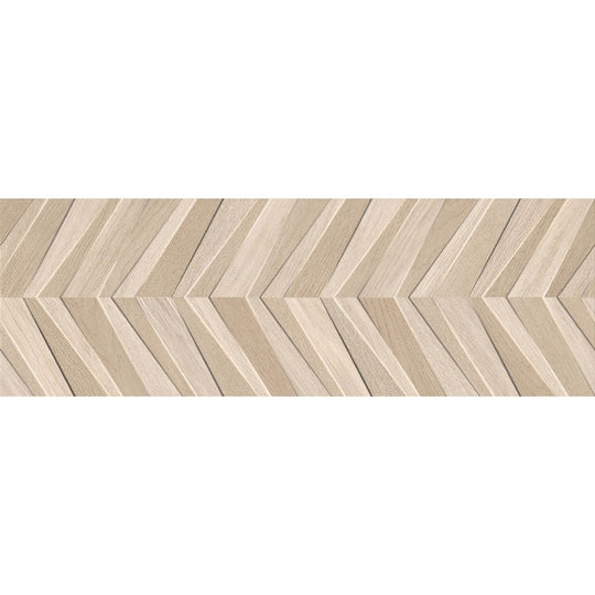 MiR Zen 16" x 48" Ceramic Chevron Tile