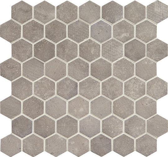 Daltile-Vintage-Hex-12-x-12-Matte-Glass-1.5-Hexagon-Mosaic-Legacy-Sepia