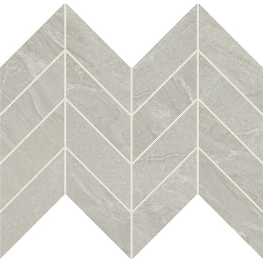 Daltile Vertuo 12" x 12" Matte Porcelain 2x5" Chevron Microban Mosaic