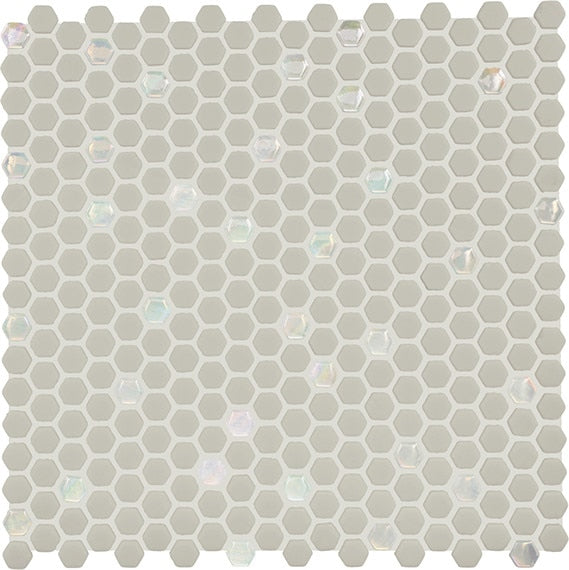 Daltile-Starcastle-12-x-12-Matte-Glass-5/8-Mini-Hexagon-Mosaic-Wonderstar