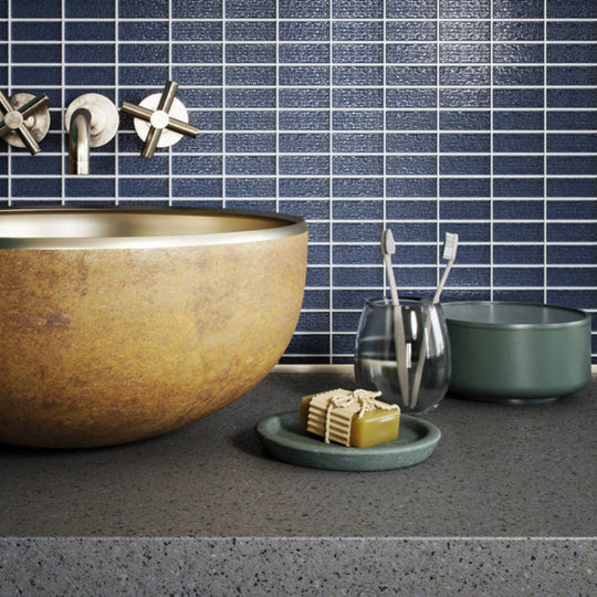 Island-Stone-12-x-12-Cascade-Gloss-&-Textured-Glass-1x2-Straight-Stack-Mosaic-Midnight