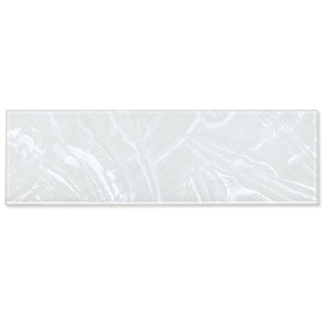 Island Stone 3.5" x 12" Patina Gloss Glass Subway Tile