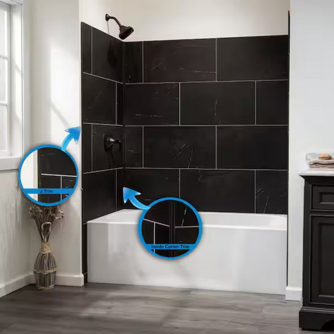 LICO-US-94-Shower-Accessory-Waterproof-Vinyl-Trim-Kit-6-Pieces-Ashen-Slate