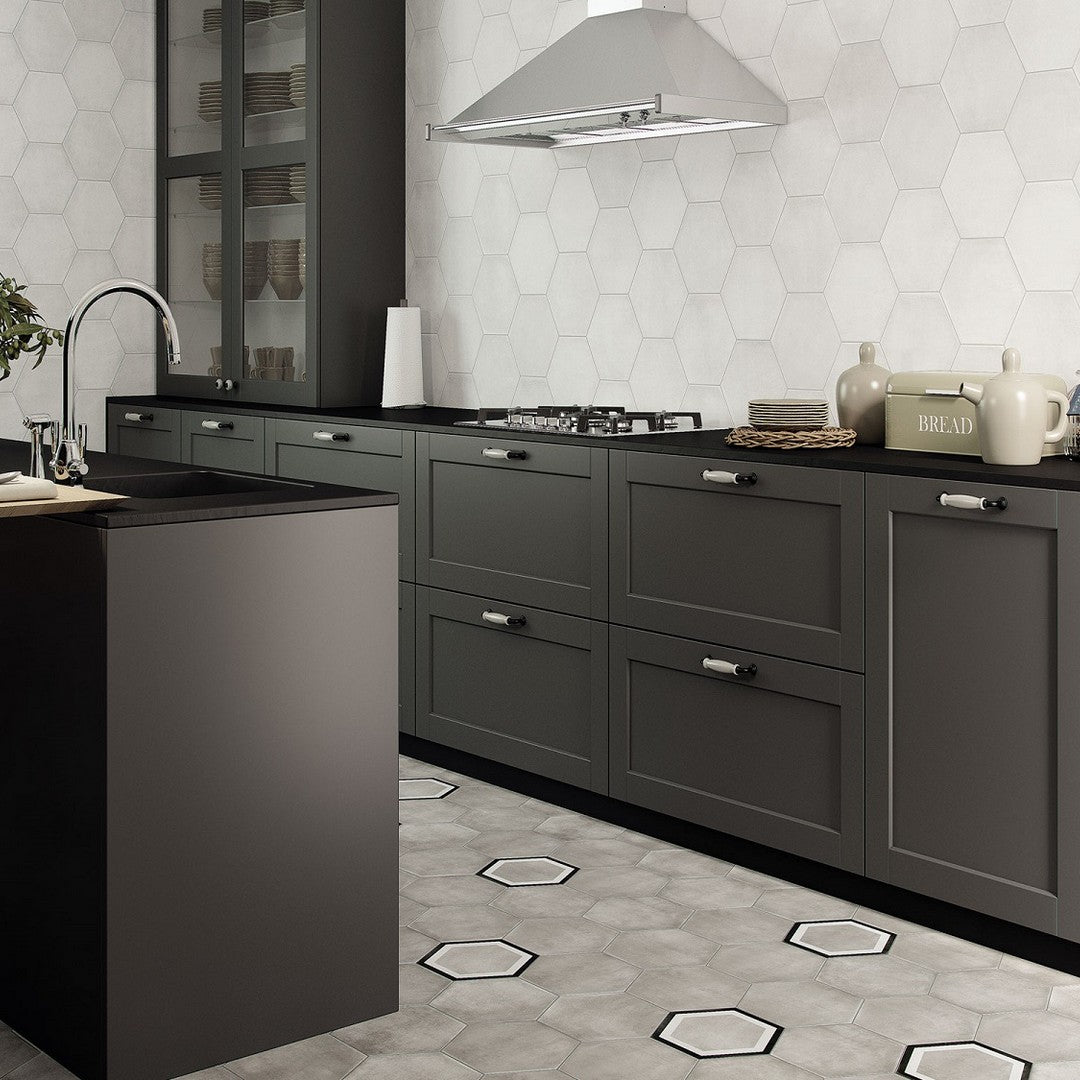 Rickert-9.06-x-10.63-Durstone-Matte-Porcelain-Hexagon-Tile-Pisa-Grey-Hex