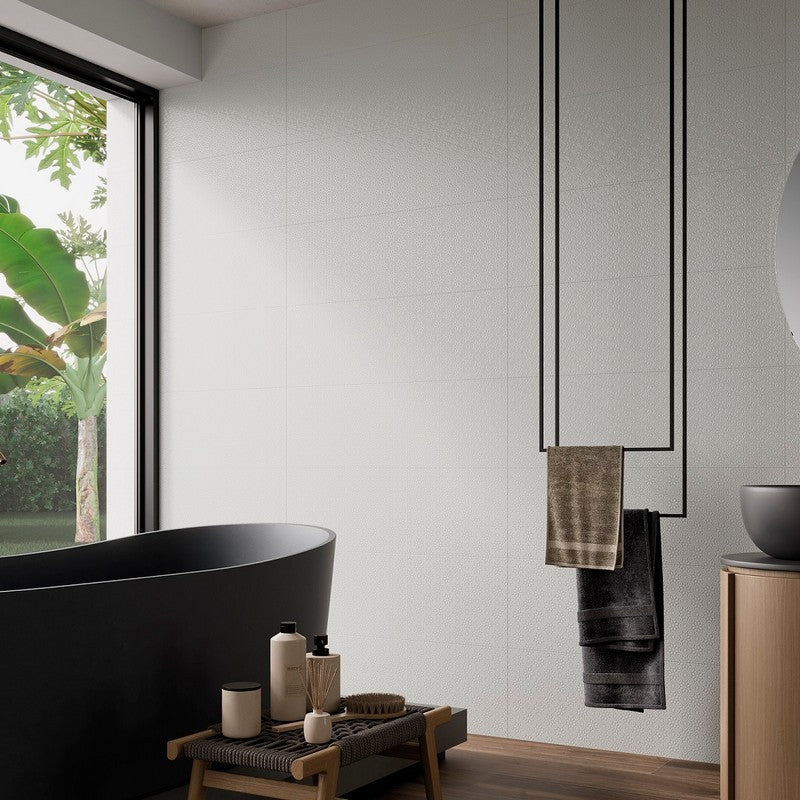 Rickert-12-x-36-Fanal-Satin-Ceramic-Tile-Daisy-White