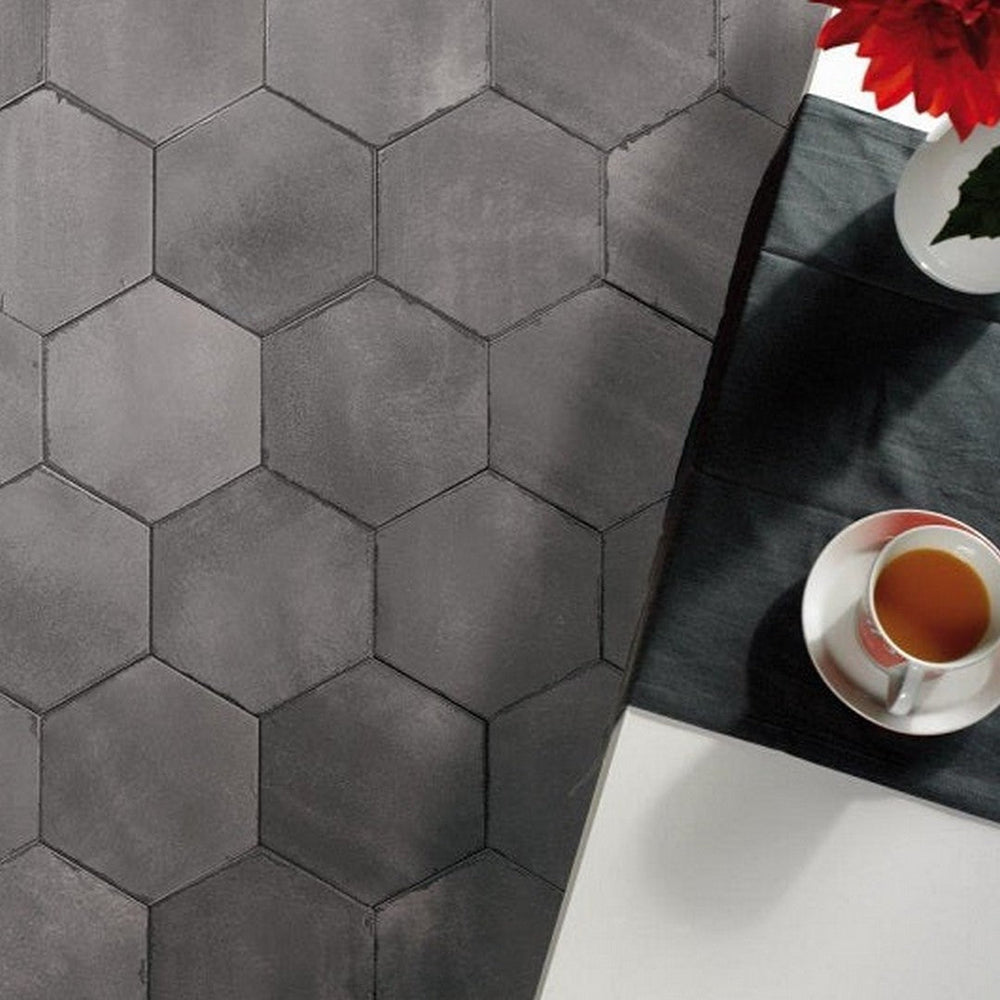 Rickert-8-x-9-Monopole-Studio-Matte-Porcelain-Hexagon-Tile-Black