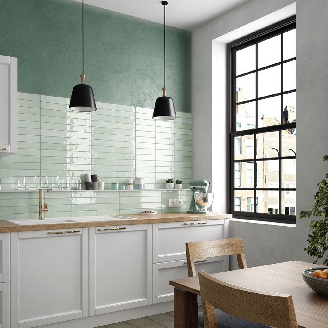 Rickert-2.5-x-10-Equipe-Tribeca-Glossy-Porcelain-Tile-Seaglass-Mint