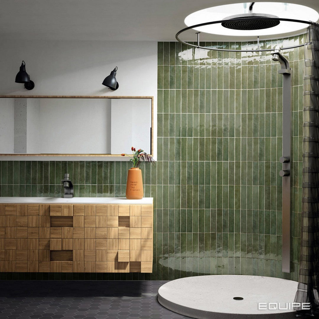 Rickert-2.5-x-10-Equipe-Tribeca-Glossy-Porcelain-Tile-Sage-Green