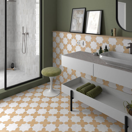Rickert-6.5-x-6.5-Equipe-Kasbah-Matte-Porcelain-Tile-Star-Smoke