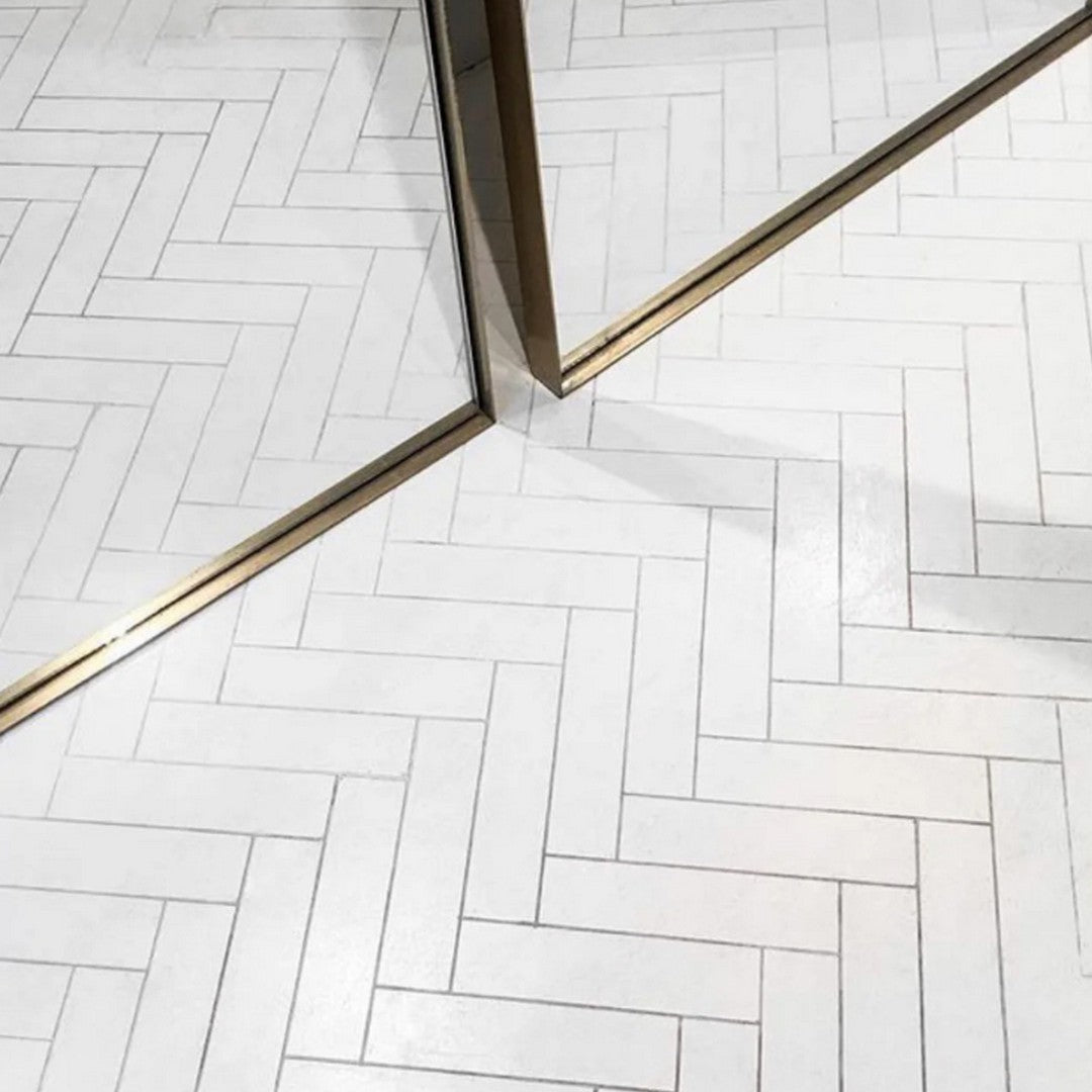 Rickert-12-x-12-Herringbone-Polished-Marble-1x4-Mosaic-Thassos-White