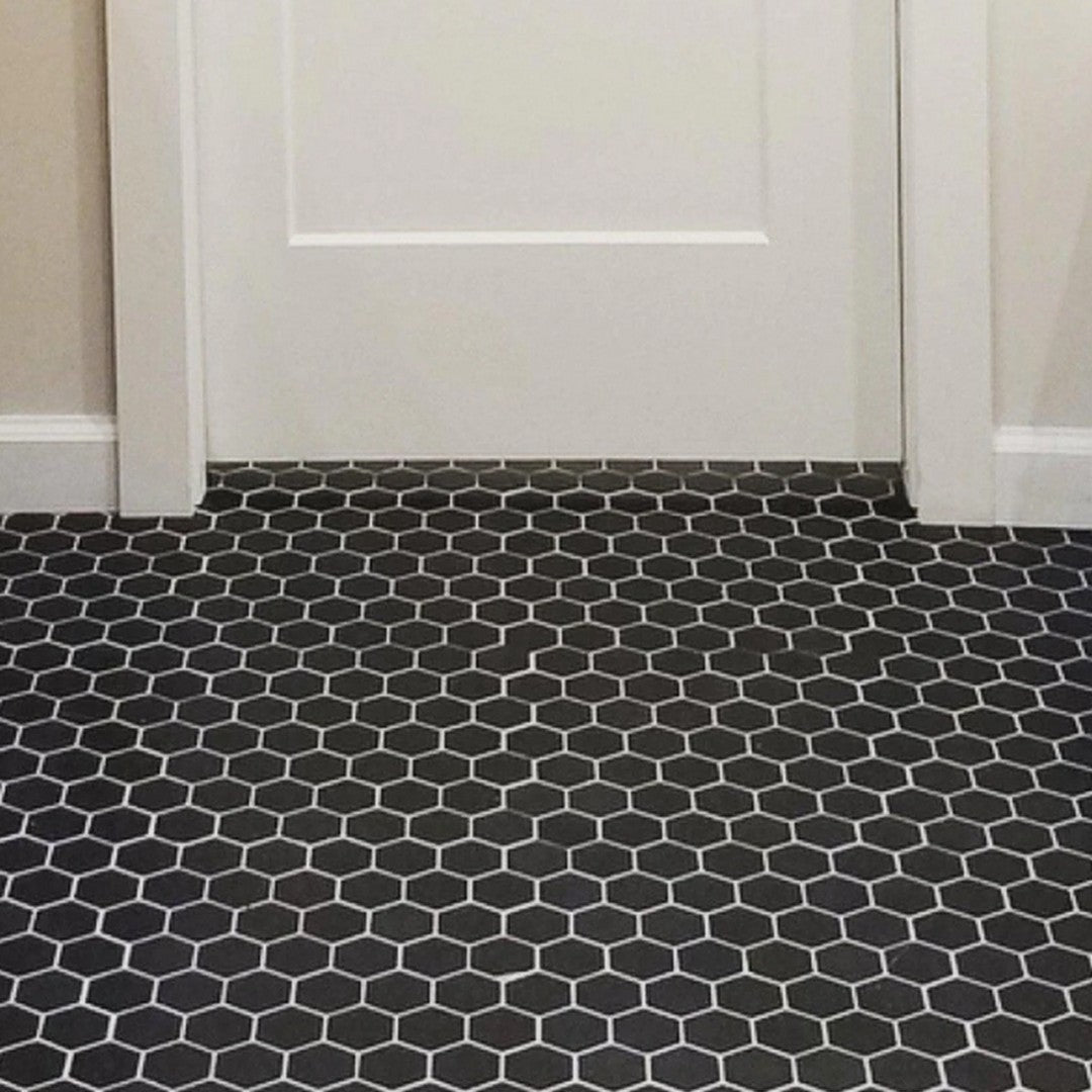 Rickert-12-x-12-Marble-Mosaic-Honed-Marble-2-Hexagon-Mosaic-Nero-Marquina