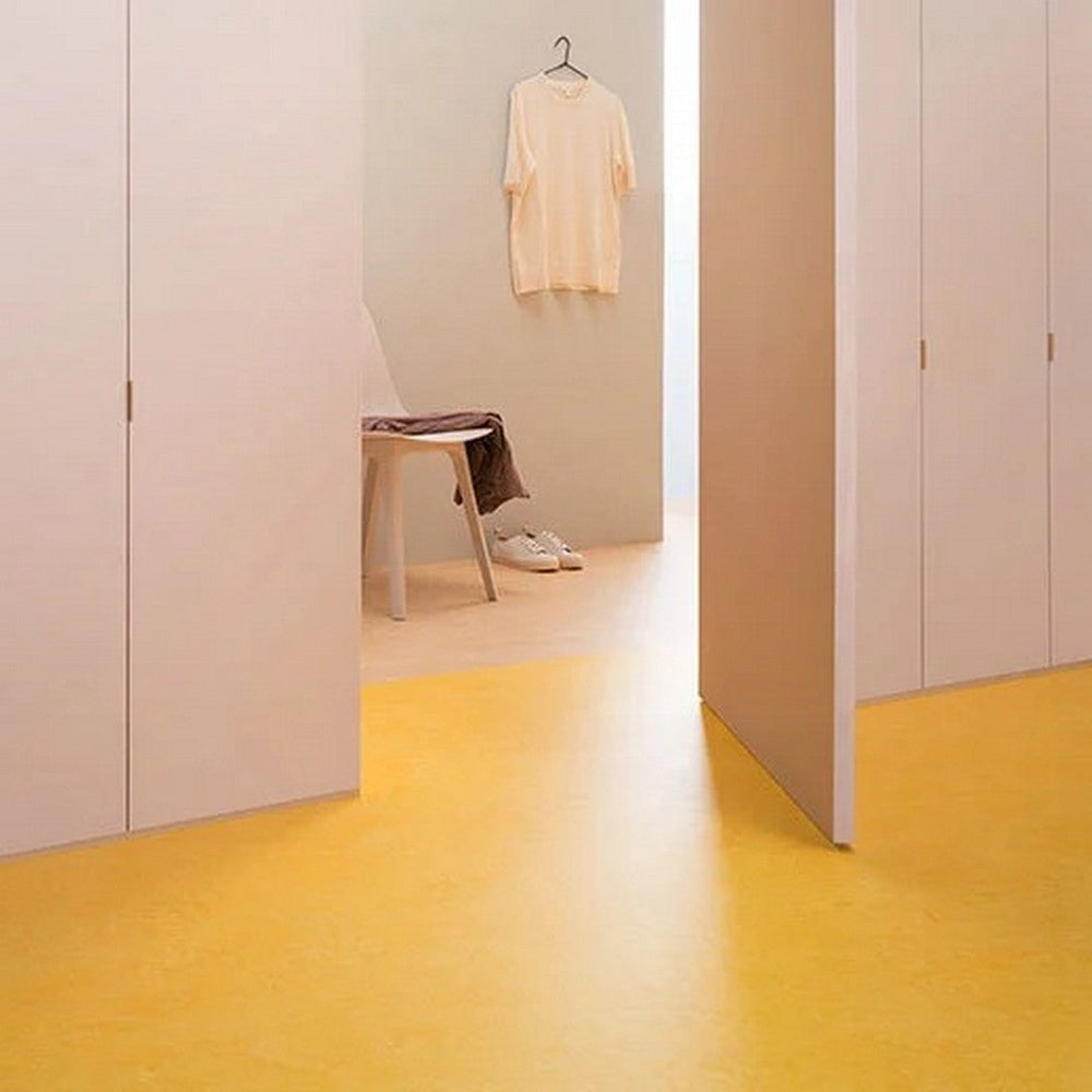 Forbo-Marmoleum-Modular-Color-Smooth-Vinyl-Tile-19.69-x-19.69-Lemon-Zest