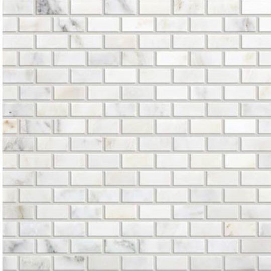 Daltile Marble 0.5" x 1" Brick Joint Mosaic Polished