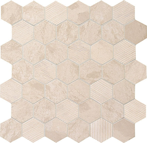 Daltile Limestone 2" x 2" Hexagon Mosaic