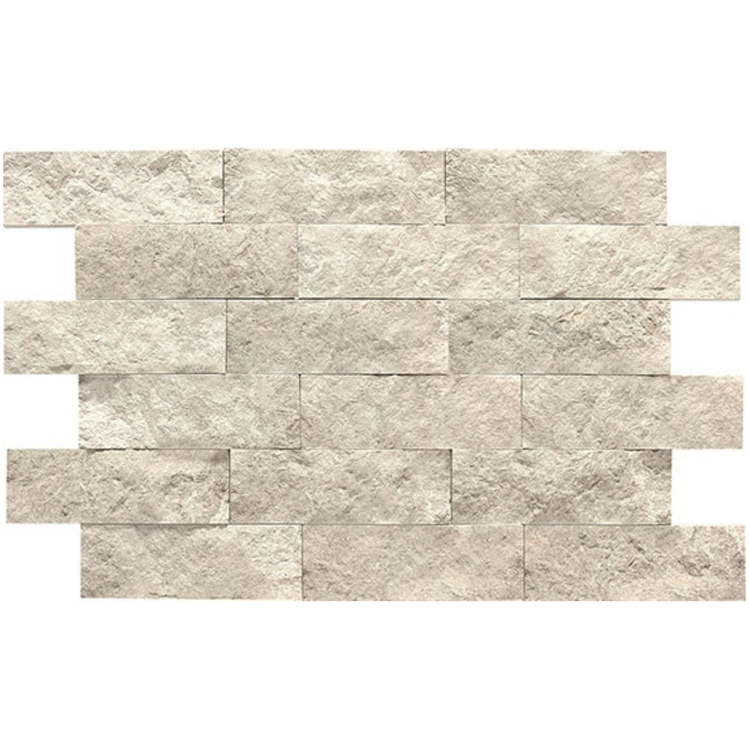 Daltile Limestone 12" x 14" 2" x 4" Bk. Joint
 Mosaic Honed