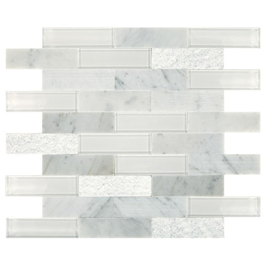 Daltile SimplyStick Mosaix 0.25" x 4" Brick Joint Mosaic