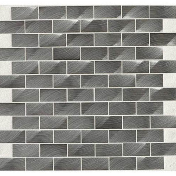 Daltile Structure 1" x 2" 3D Brick Joint Mosaic