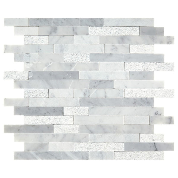 Daltile Minute Mosaix 12" x 12" Random Linear Mosaic