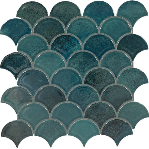 Daltile Miramo 3" x 3" Fan Mosaic