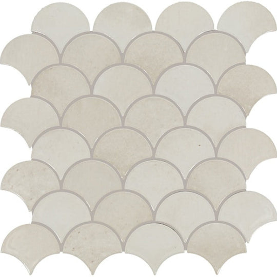 Daltile Miramo 3" x 3" Fan Mosaic