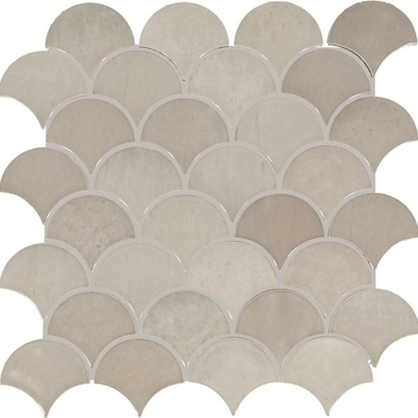 Daltile Miramo 3" x 3" Fan Mosaic