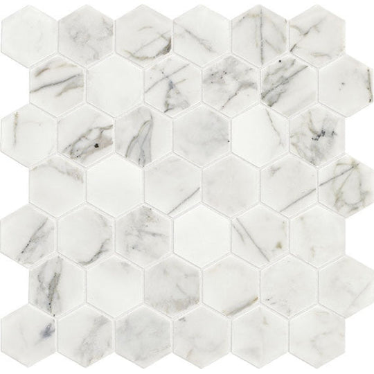 Daltile Marble 2" x 2" Hexagon Polished Mosaic