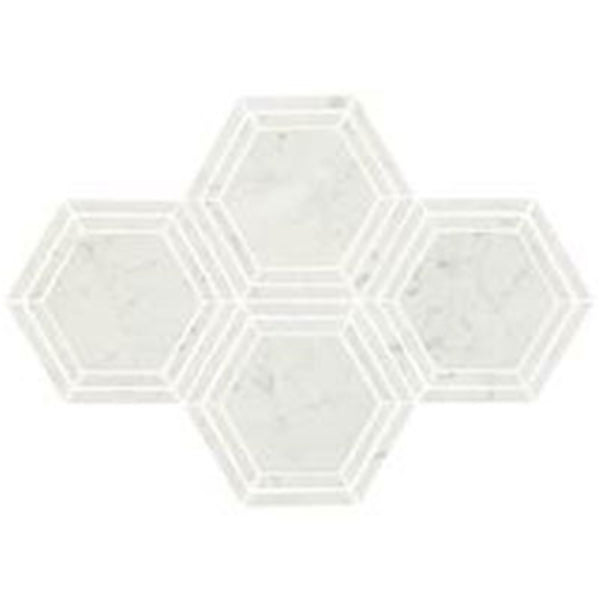 Daltile Marble 6" x 6" Hexagon Mosaic Polished