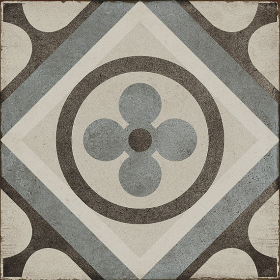 Daltile Quartetto 8" x 8" Petalo Deco