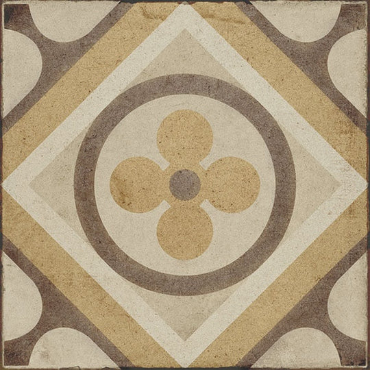 Daltile Quartetto 8" x 8" Petalo Deco