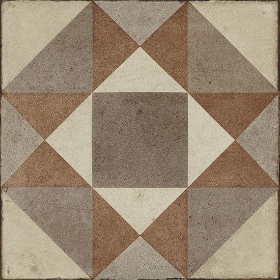 Daltile Quartetto 8" x 8" Figura Deco