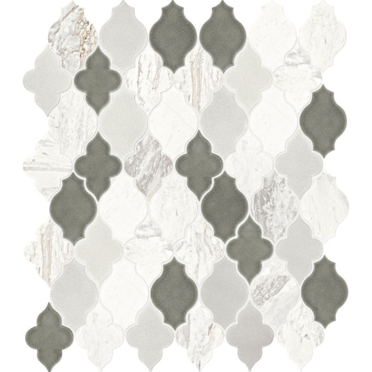 Daltile Raine 11" x 11" Arabesque Mosaic